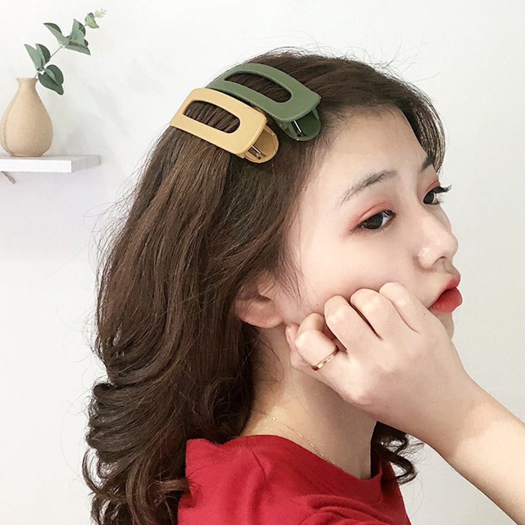 ☀ INDOLAND ☀ 1pcs Jepit Rambut Model Duckbill Ukuran Besar Gaya Korea R690