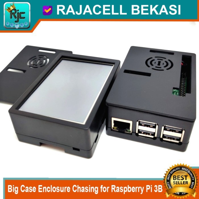 Big Case Enclosure Chasing for Raspberry Pi 4B Pi 4 Support LCD / Fan