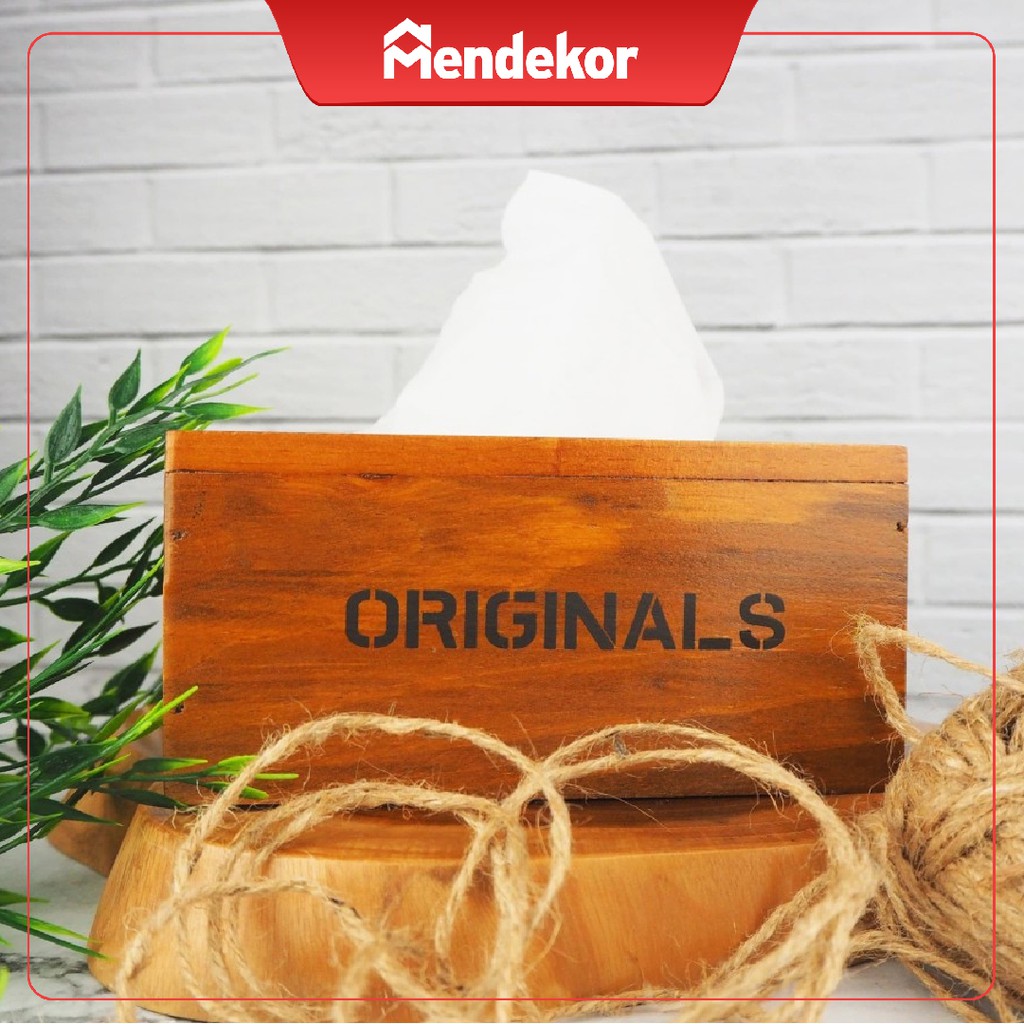 

Tempat Kotak Tissue Kayu Unik Box Penyimpanan Boks Tissu Lembaran Coklat | MENDEKOR Kimunu