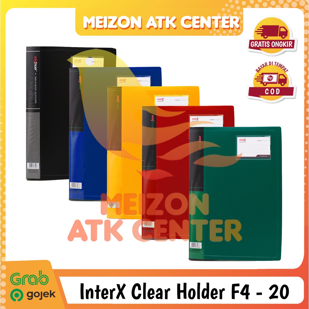 

INTER X Clear Holder 20 Lembar Folio F4 / Dokumen Keeper [1 PCS]