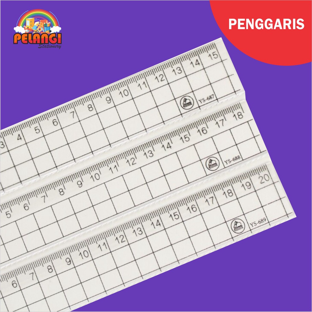 

Penggaris 20cm YS-689