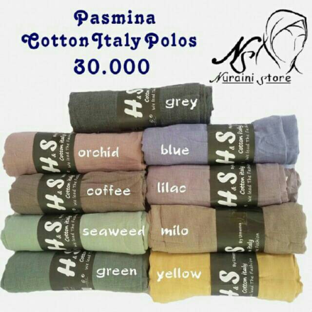 Pashmina Cotton Italy Polos by Umama