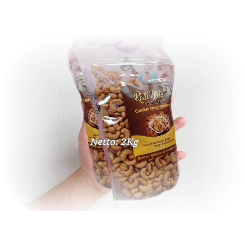 

Kacang Mede Goreng Matang | Parcel Lebaran Murah 2kg | Camilan Khas Madura