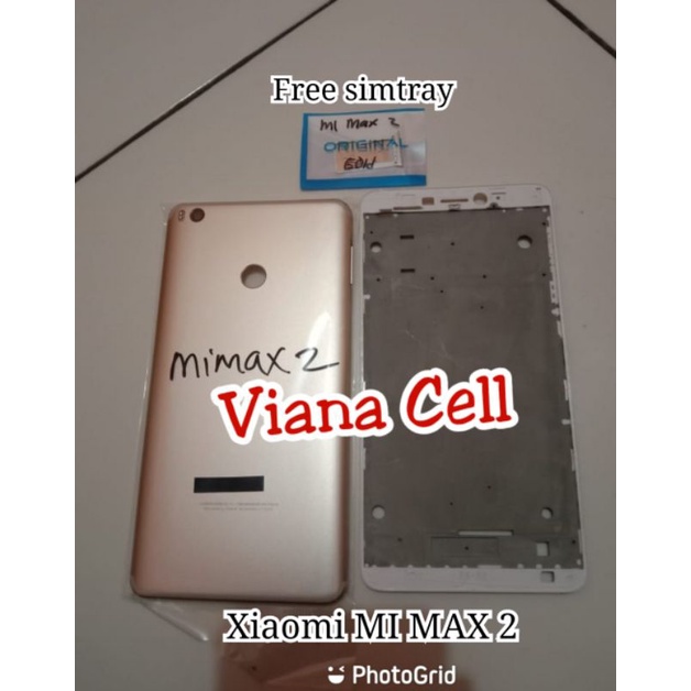 FRAME LCD BACKDOOR XIAOMI MI MAX 2 ORI CASING KESSING HOUSING FULLSET