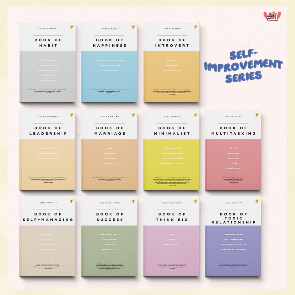Seri Pengembangan Diri Terbaru Colorful Cover