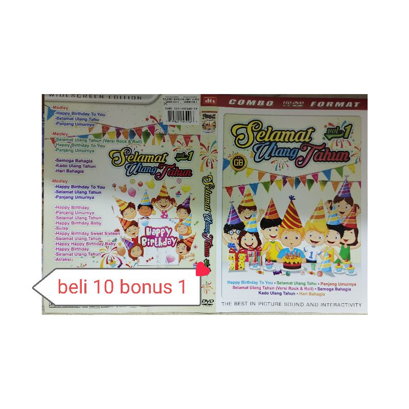 Kaset Lagu Anak " Selamat Ulang Tahun Vol. 1 "