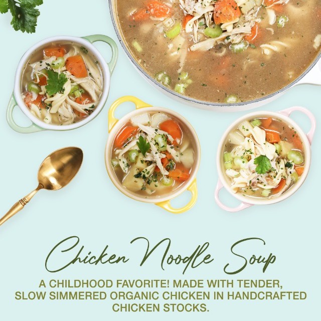 

Organic Chicken noodle soup