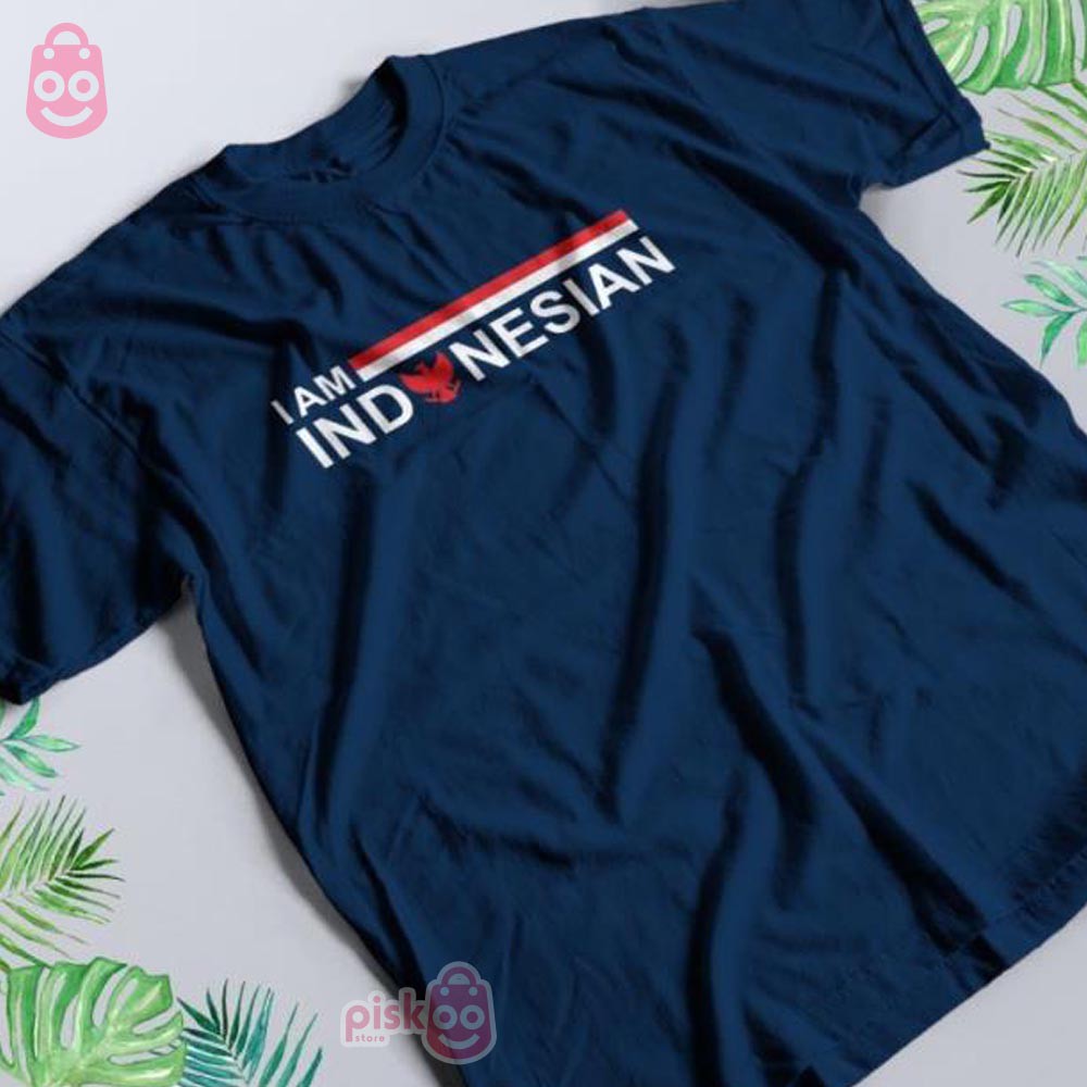Kaos Baju Iam Indonesian Tulisan T Shirt Kemerdekaan Agustus Hut Ri 010 Shopee Indonesia