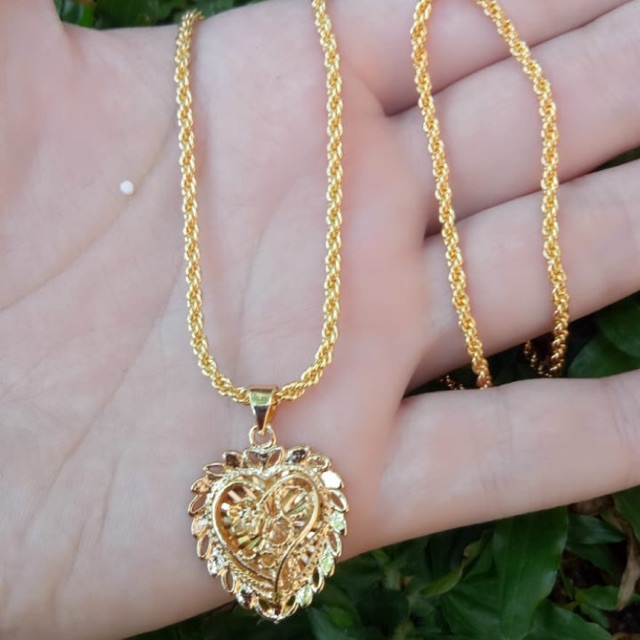 Kalung liontin 24k