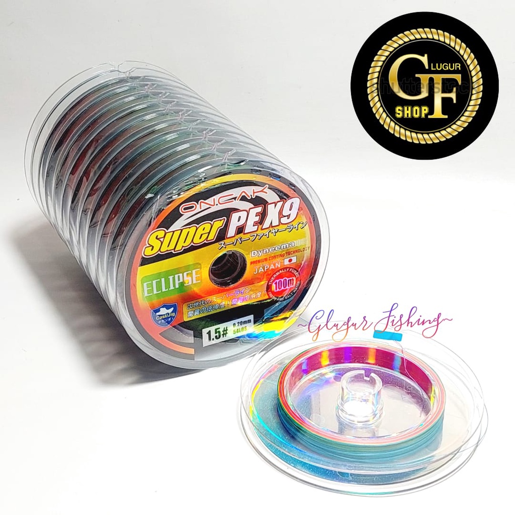 SENAR SUPER PE ONCAK ECLIPSE X9 - 100M THERMALLY FUSED FRESH & SALT WATER
