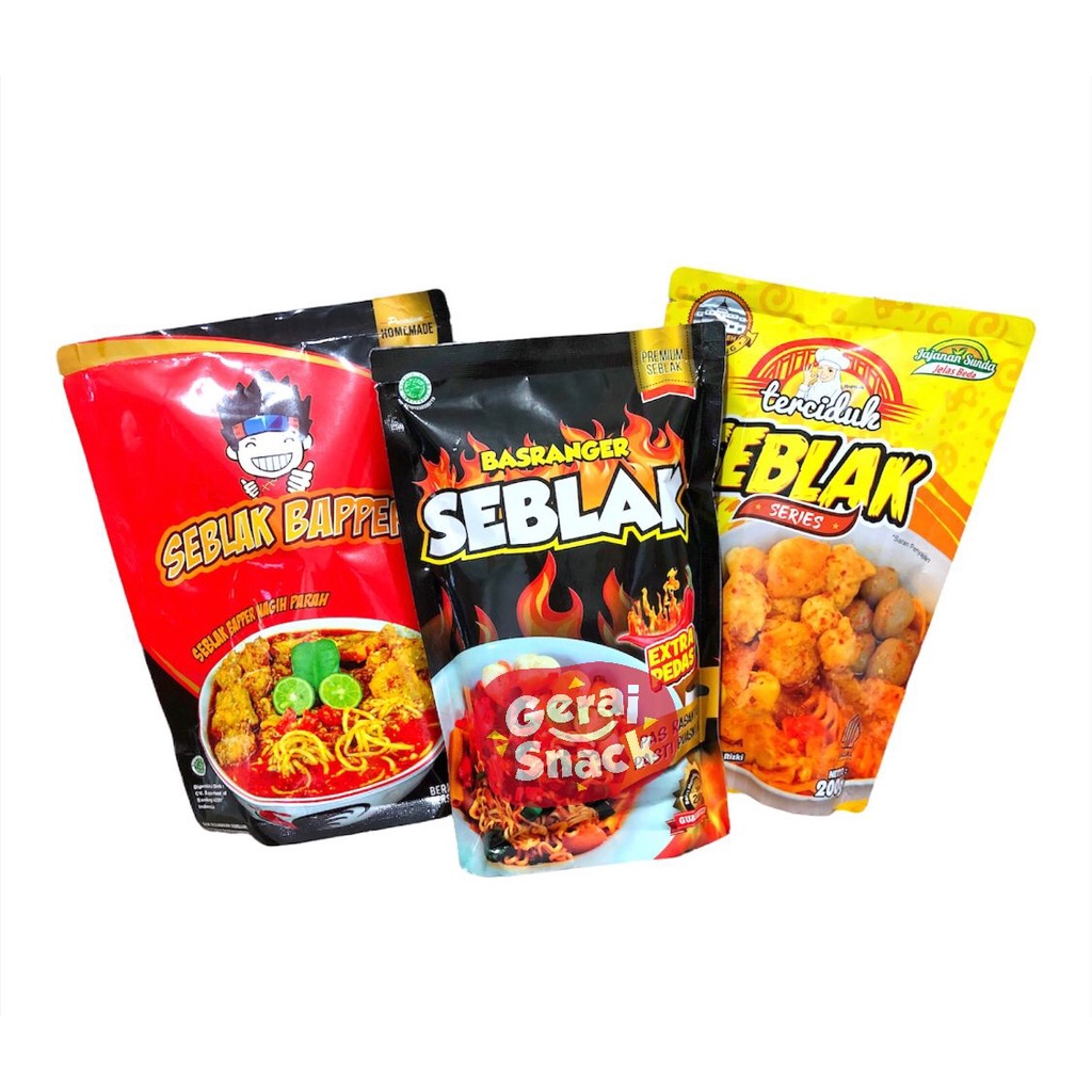 Bundling 3 - Seblak Bapper - Seblak Basranger - Seblak Terciduk Extra Pedas Porsi Jumbo