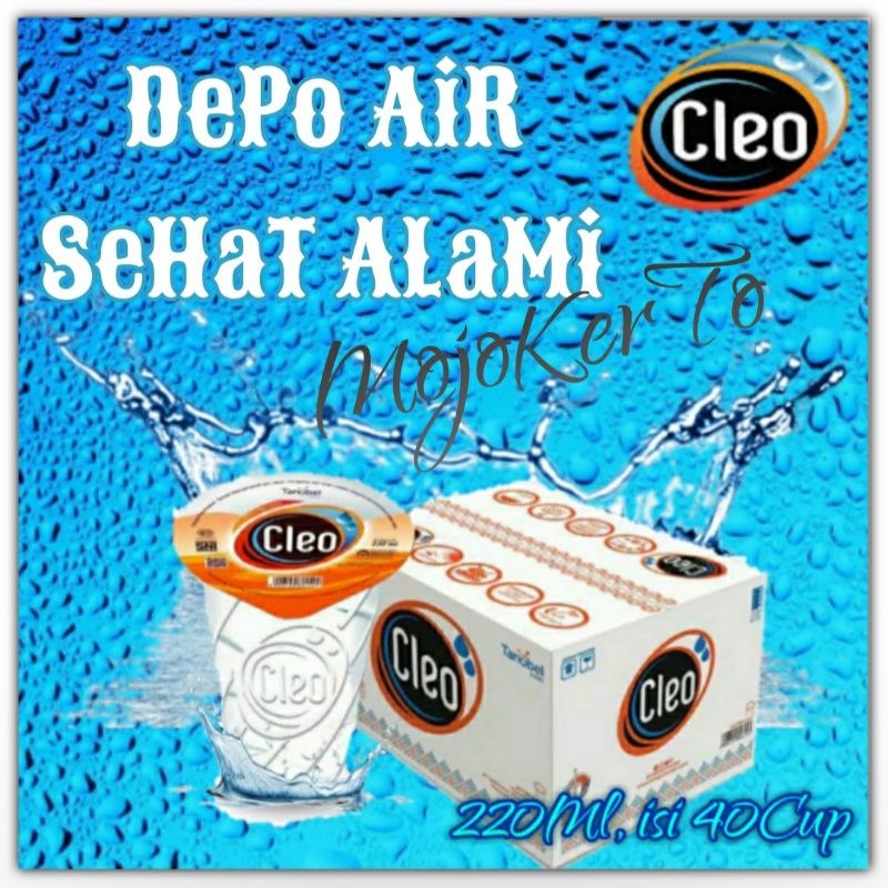 

Air Cleo Gelas 220Ml, isi 40Cup