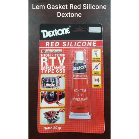 

Lem Gasket Red Silicone Dextone 30gr