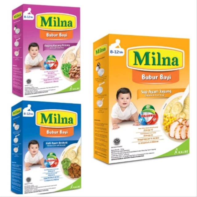 Milna Bubur Bayi 8-12bulan 120g