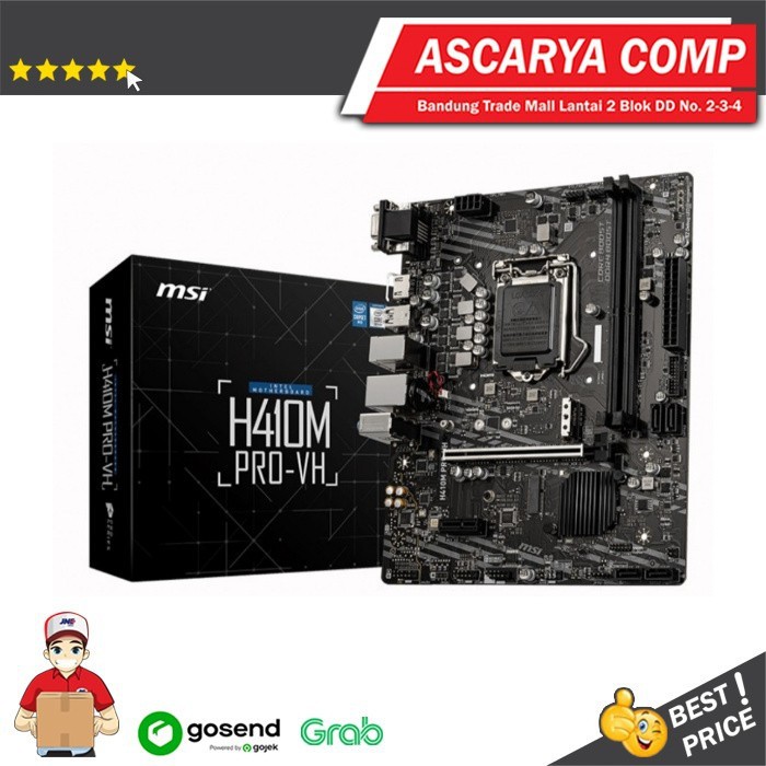 MSI H410M PRO-VH Motherboard (DDR4, LGA1200)