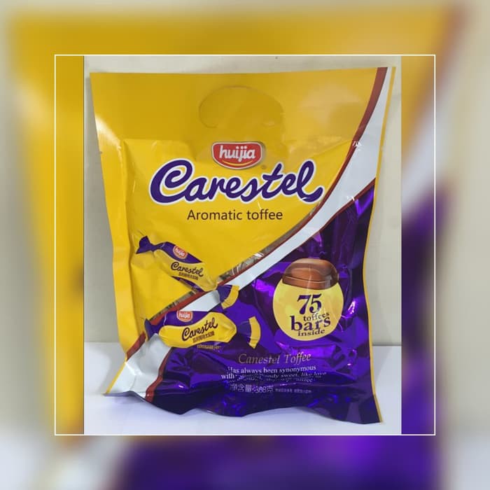 

Huijia Carestel Aromatic ToffeePermen Toffee Rasa Coklat 308 gr