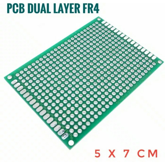 PCB Prototype Lubang Double Layer 5x7