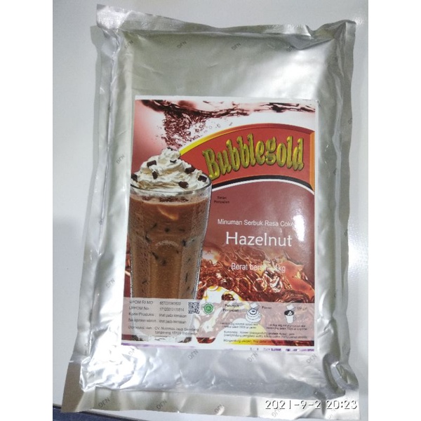 

Powder Bubble Gold Hazelnut 1Kg