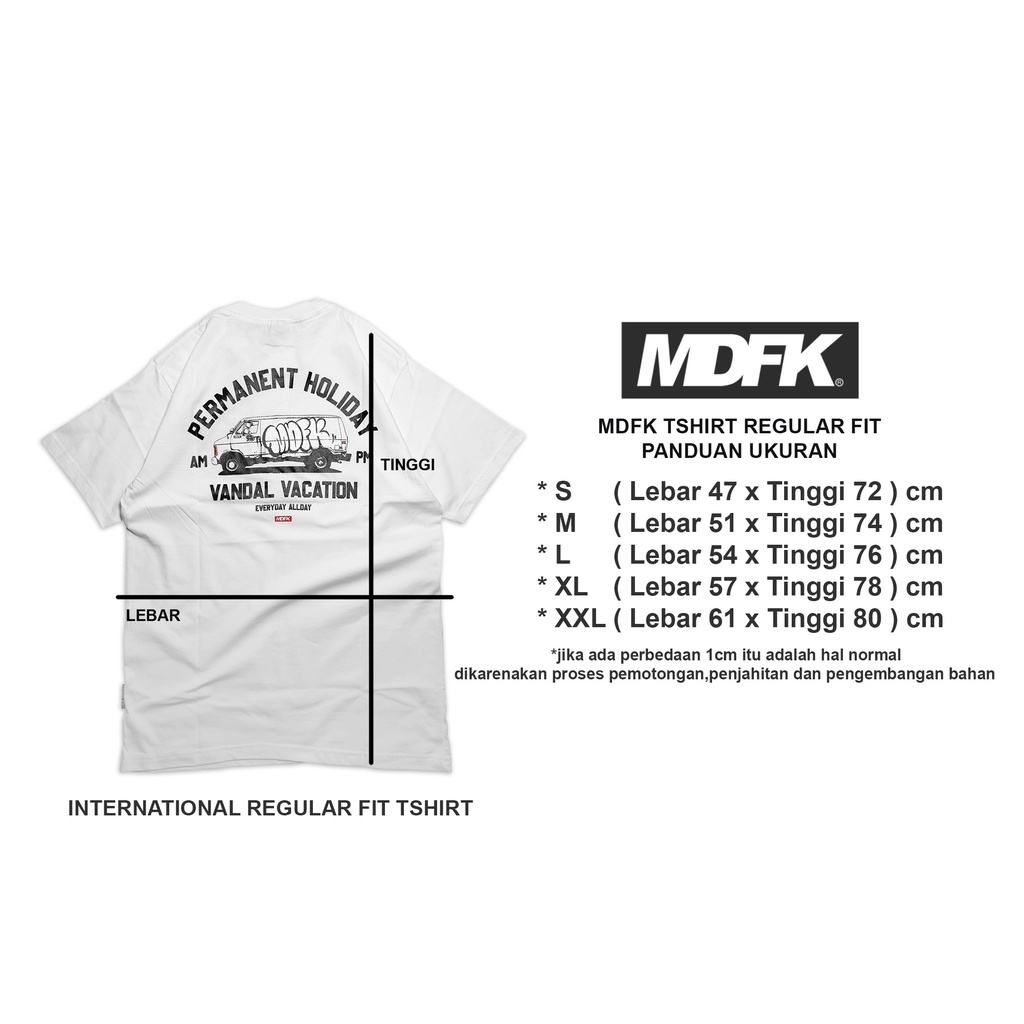 MDFK Permanent Holiday tshirt