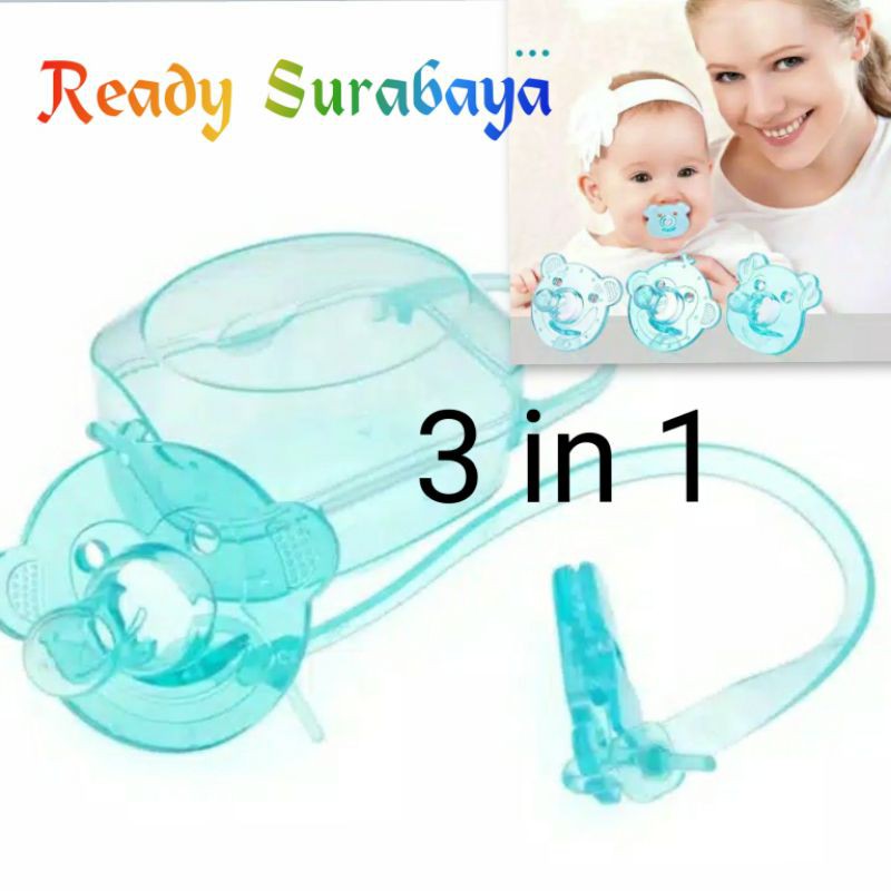 LZ.C1 Empeng dot bayi karakter full silikon aman. Baby pacifier