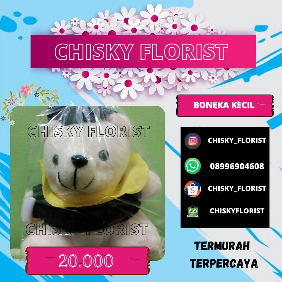 TOKO BUNGA BANDUNG / BONEKA UNTUK TAMBAHAN HAND BUKET