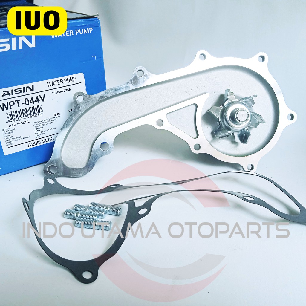 Water Pump Innova Fortuner Hilux Bensin AISIN WPT 044V -ORIGINAL