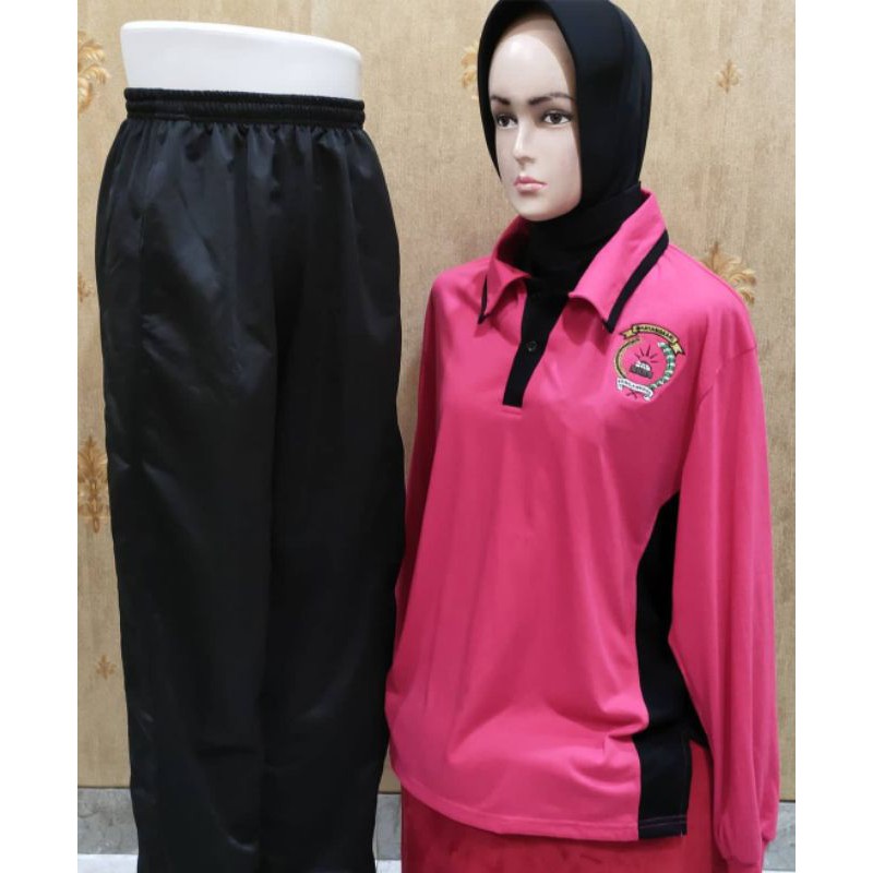 setelan baju olahraga bhayangkari
