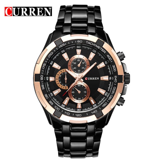 Jam Tangan Pria / Curren 8023 Chronograph tidak aktif / Jam Tangan Stainless Steel Curren Original