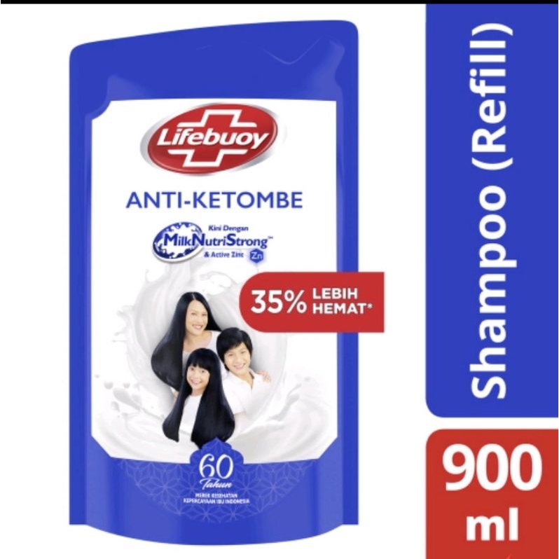 lifebouy Anti Ketombe Anti Dandruff Dengan Milknutristrong