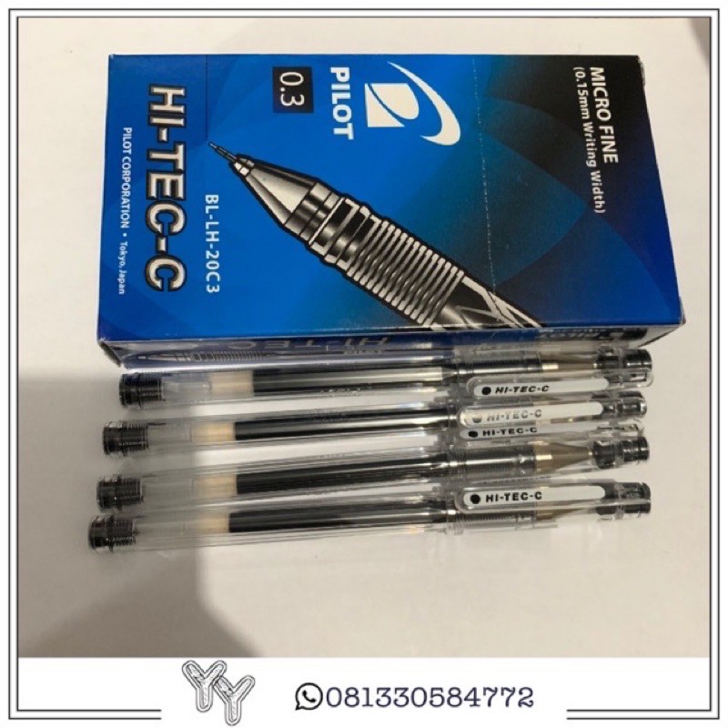 

(12pcs) Pulpen Hitec-C Pilot 0.3mm