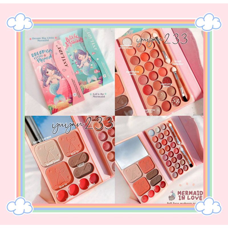 PROMO!!!EYESHADOW PALETTE BUBLE PEACH MILK ANYLADY 8636