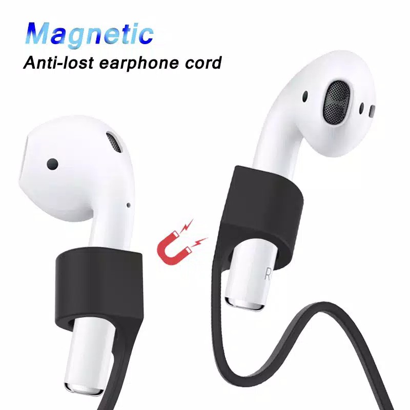 Apple Airpods Anti Lost Strap Loop Magnetic Rope Silicone Magnet