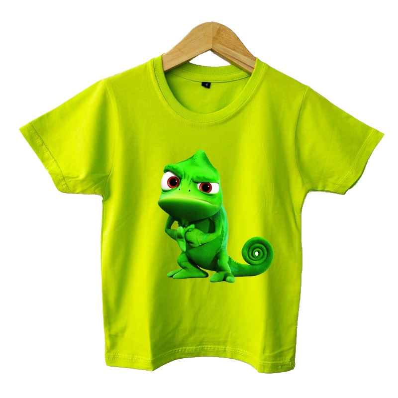 Baju Kaos anak Rapunzel Pascal 3.0