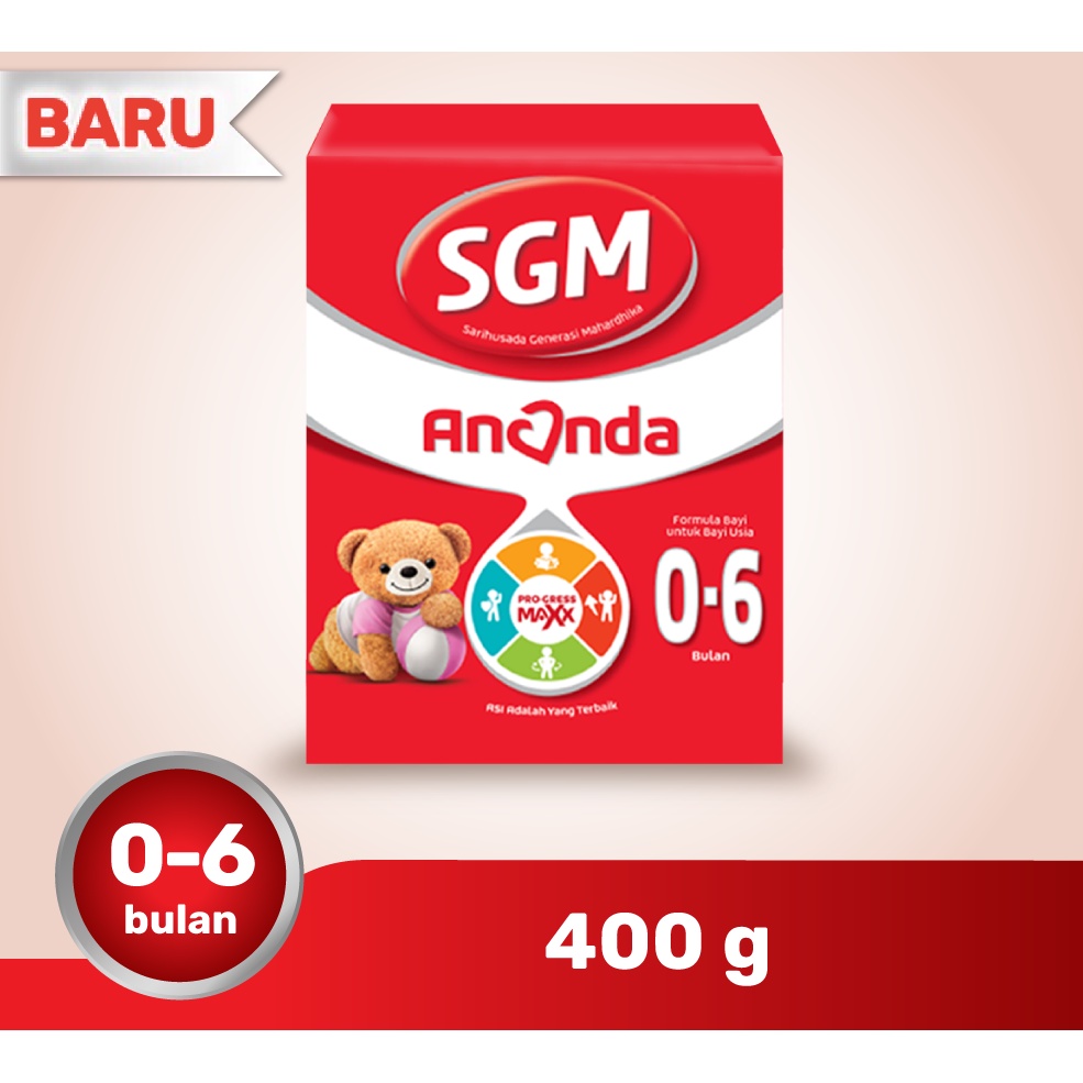SUSU SGM ANANDA 0-6 BULAN 150GRAM / 400GRAM