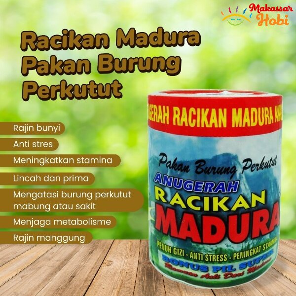 Pakan Makanan Burung Perkutut Anugerah Racikan Madura Milet Biar Gacor