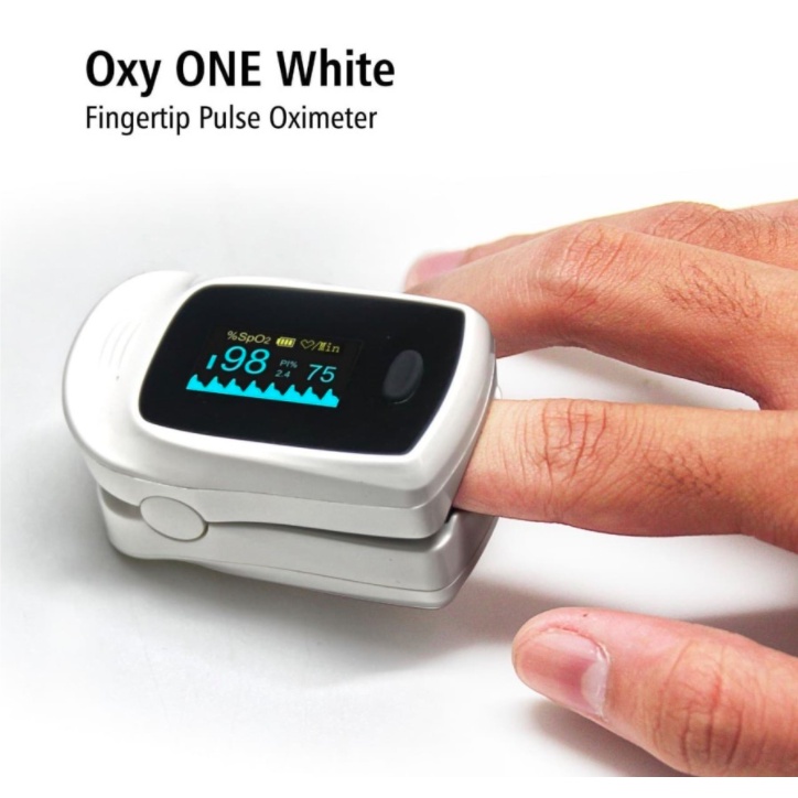 OXY ONE WHITE OneMed Fingertip Pulse Oxymeter Oxy One Oximeter