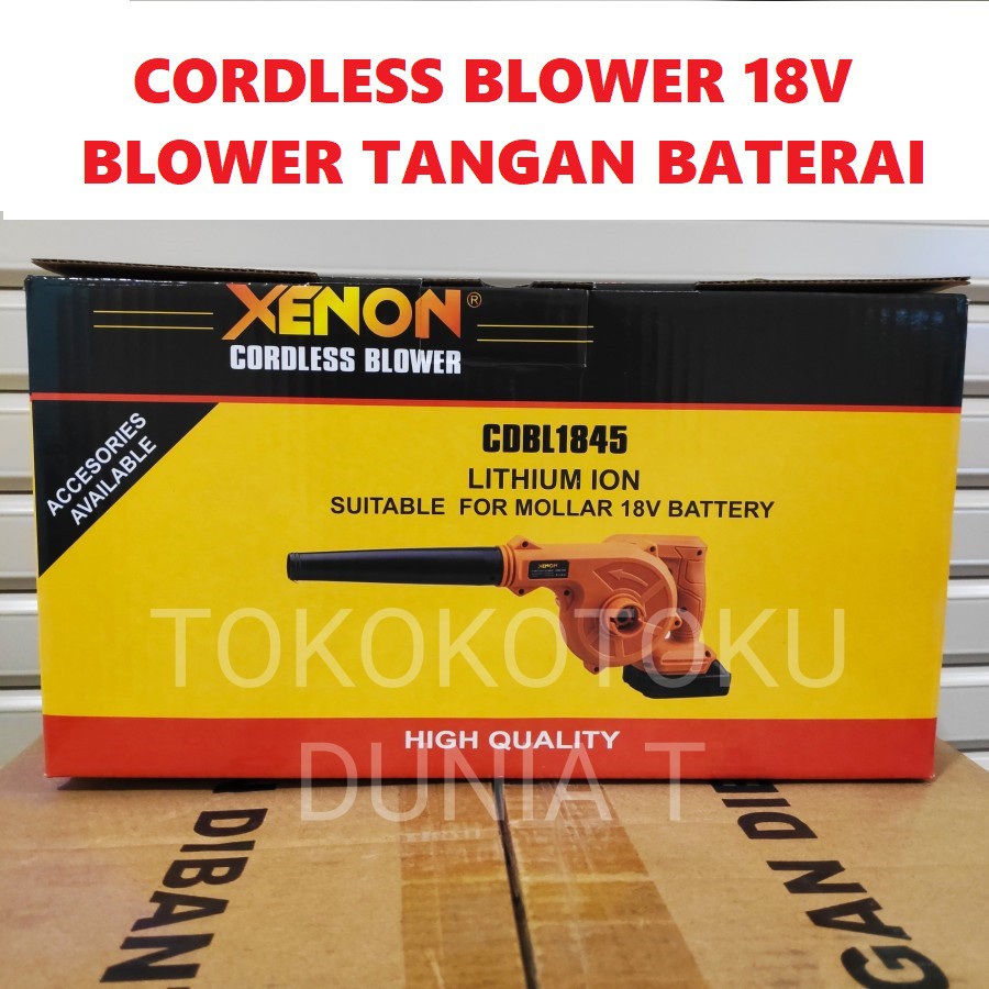 XENON CORDLESS HAND BLOWER TANGAN BATERAI 18v