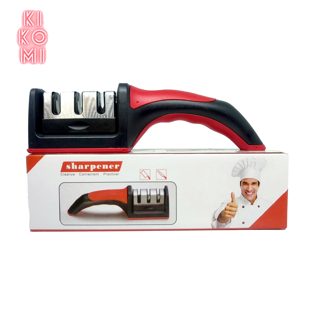 Alat Pengasah Pisau Gunting 3 kepala - Asahan Penajam Pisau Gunting KK