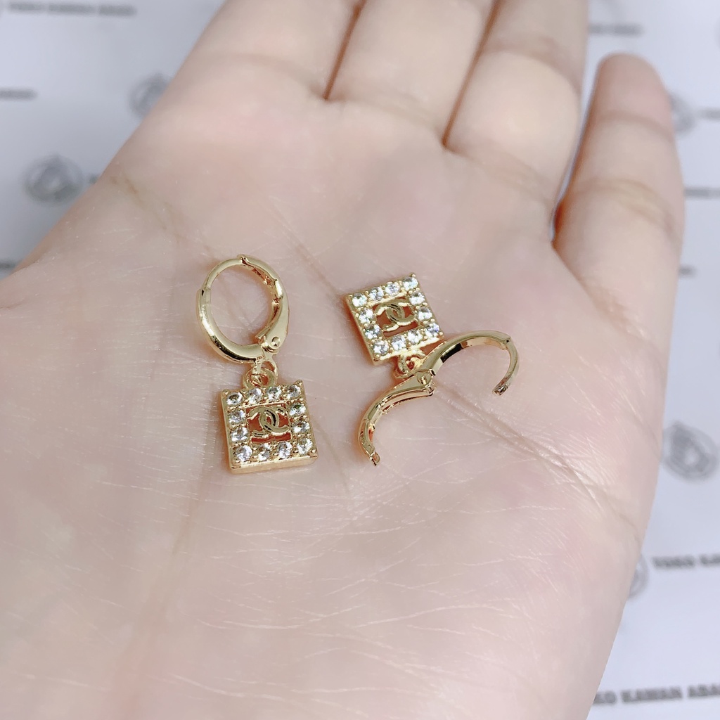 Xuping Gold Anting dewasa Perhiasan Wanita Model Giwang Cantik *58