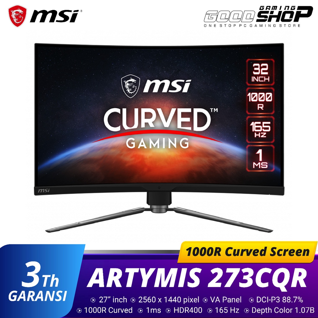 MSI MPG ARTYMIS 273CQR Curved Screen WQHD - Gaming Monitor