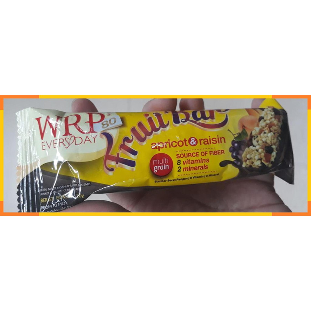 

WRP Fruit bar Apricot & raisin 20 gram