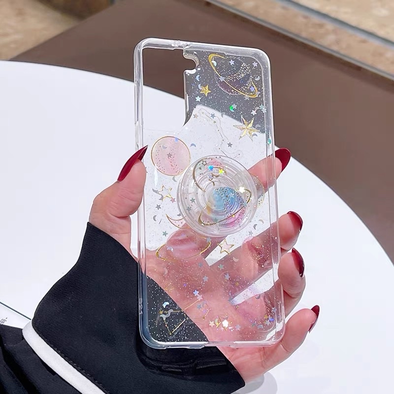 Galaxy Vol 2 Case + Transparan Popsocket Matching ALL PHONE TYPES iPhone Oppo Vivo Xiaomi Samsung Huawei Realme M32 M62 Y1s Y20 Y21 Y53 Y33s A52 A32 A72 A95 Y11 Y30 Y50 V17 V21 Reno 6 Flip 2 3 Fold P40 X60 X50 V11 V15 pro A22 M22 A11 A10 A30s A50 A80