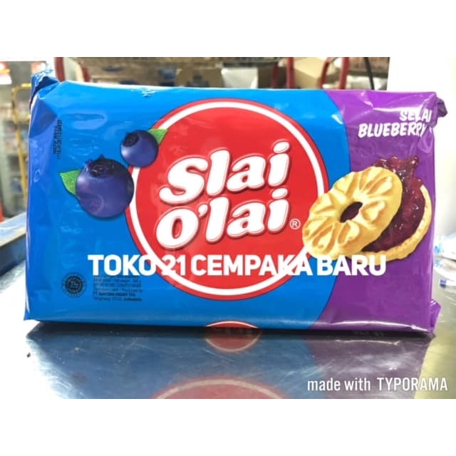 

Slai Olai Biskuit Selai Blueberry 192 gram | Slai O'lai Biscuit Selai Mayora Promo Murah