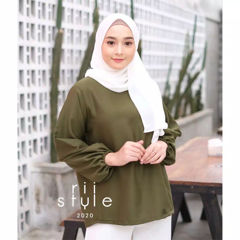 CUCI GUDANG BAJU DIOLIN TOP by Riistyle