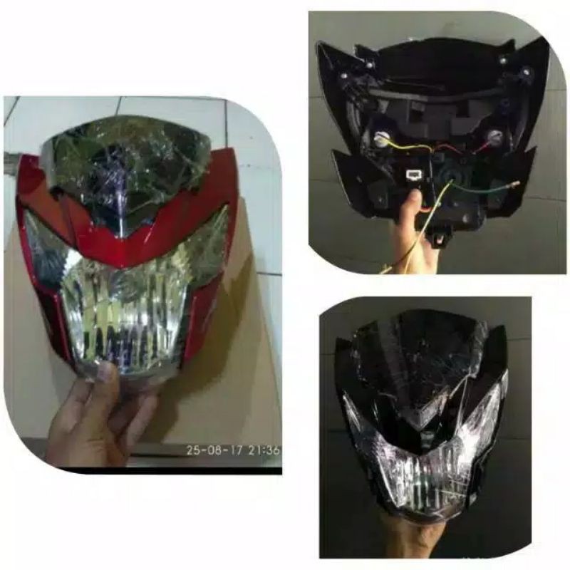 Kedok Satria Fu Injeksi Fi Reflektor depan Satria Fu Injeksi Fi lampu depan Satria Fu Injeksi