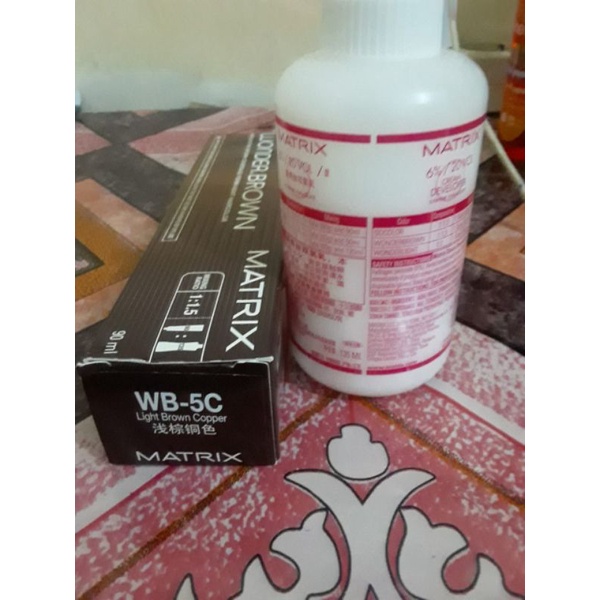 matrix cat rambut wonder brown WB-5C copper