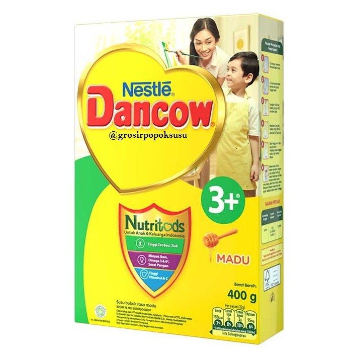 

Dancow 3+ Usia 3-5 Tahun Rasa Coklat/Madu/Vanila 400gr/grosirpopoksusu