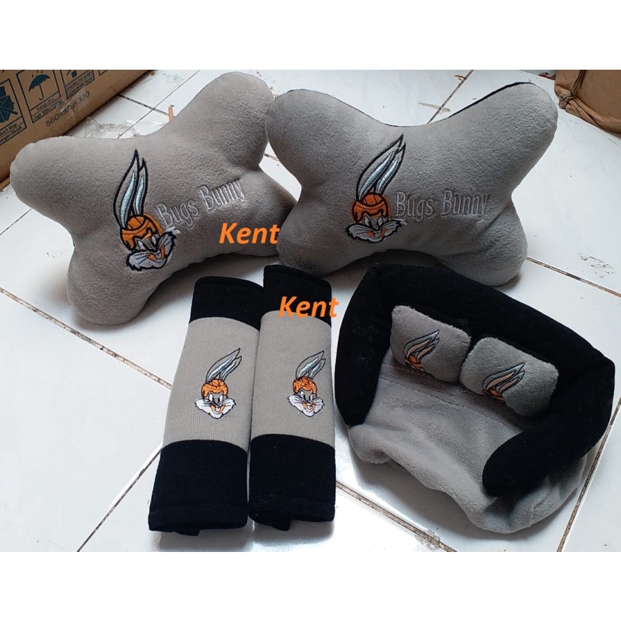 Bantal Jok Mobil 3 In 1 Bunny