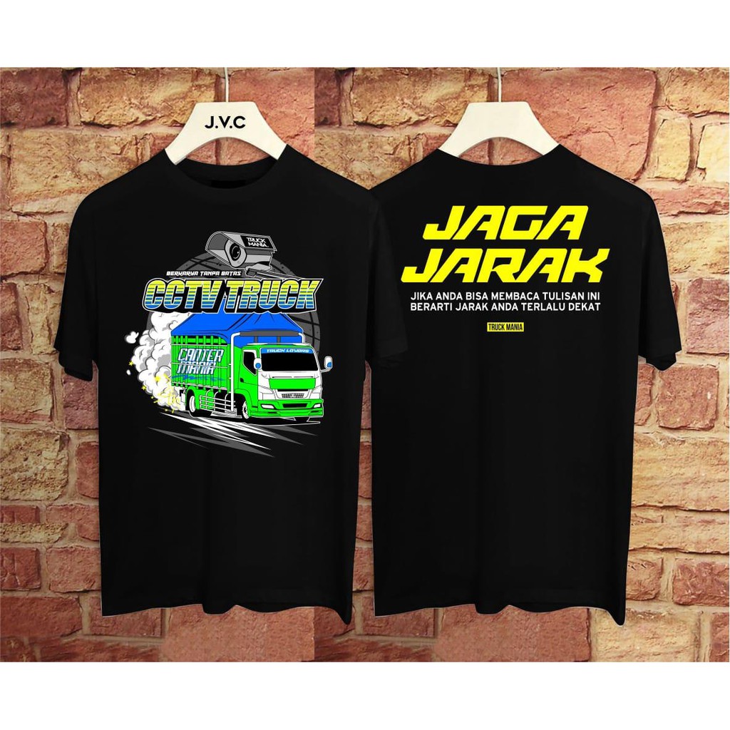 DaveCollection Kaos Pria Kaos Distro CCTV  TRUCK  JAGA 