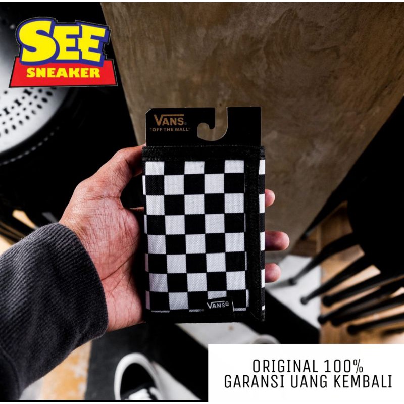 Vans Slipped Dompet / Wallet “ CHECKERBOARD “ Original